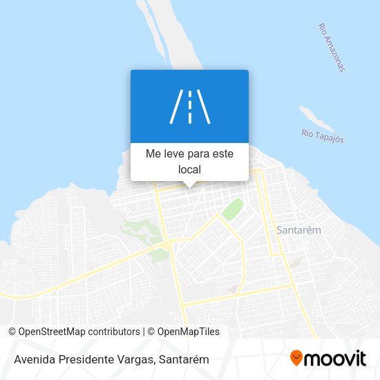 Avenida Presidente Vargas mapa