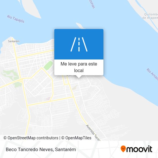 Beco Tancredo Neves mapa