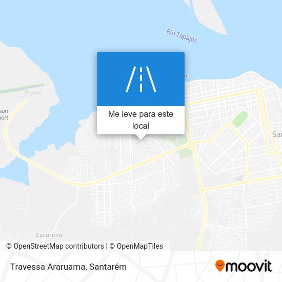 Travessa Araruama mapa