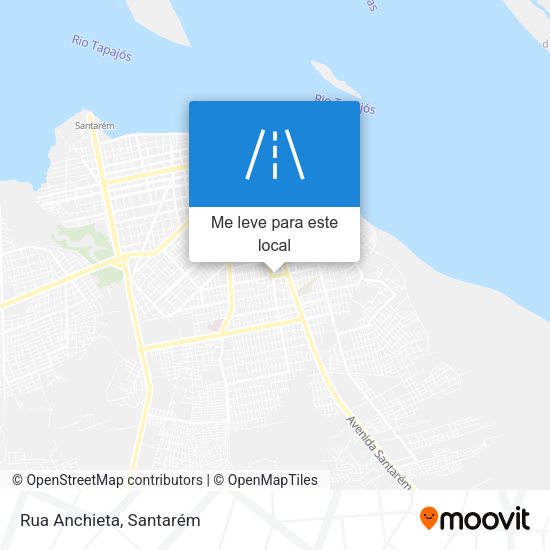 Rua Anchieta mapa