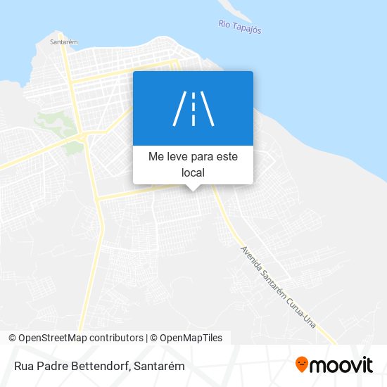 Rua Padre Bettendorf mapa