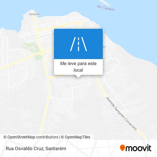 Rua Osvaldo Cruz mapa