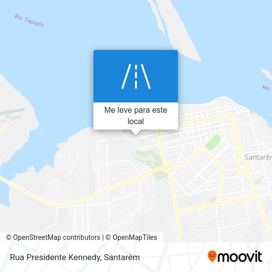 Rua Presidente Kennedy mapa