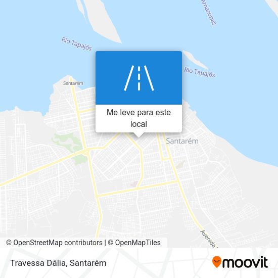 Travessa Dália mapa