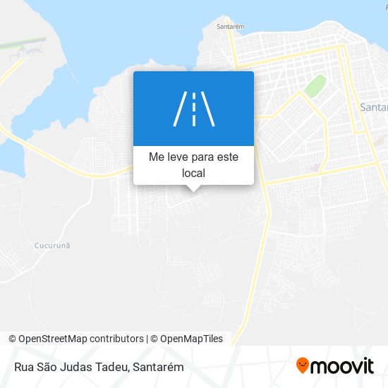 Rua São Judas Tadeu mapa