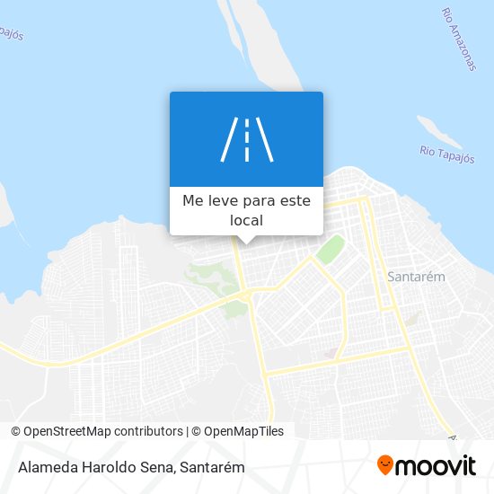 Alameda Haroldo Sena mapa