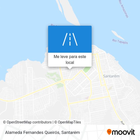 Alameda Fernandes Queirós mapa