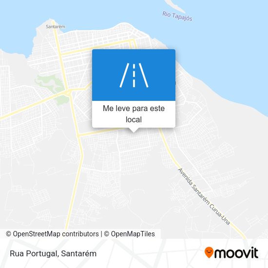 Rua Portugal mapa