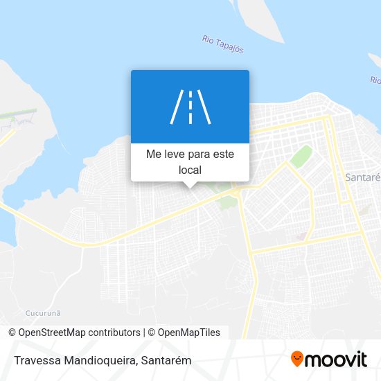 Travessa Mandioqueira mapa