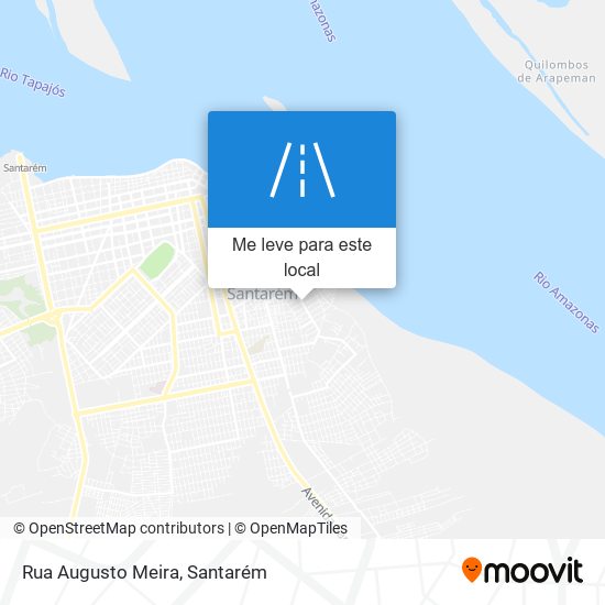 Rua Augusto Meira mapa