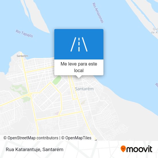 Rua Katarantuje mapa