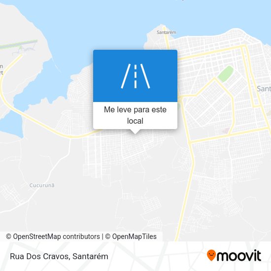 Rua Dos Cravos mapa