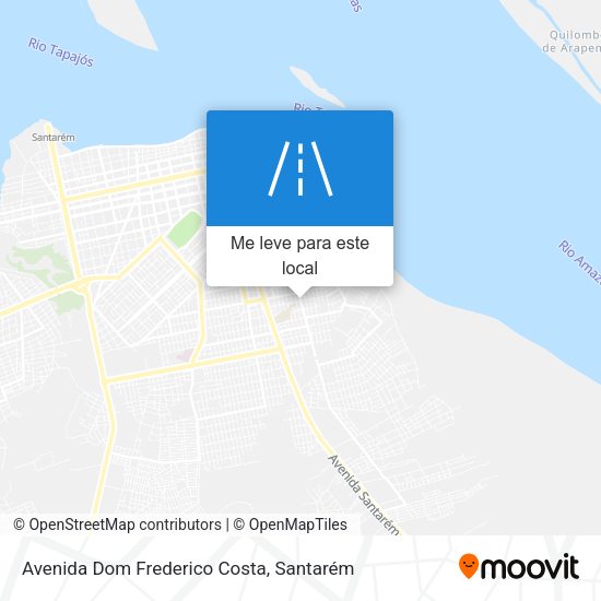 Avenida Dom Frederico Costa mapa