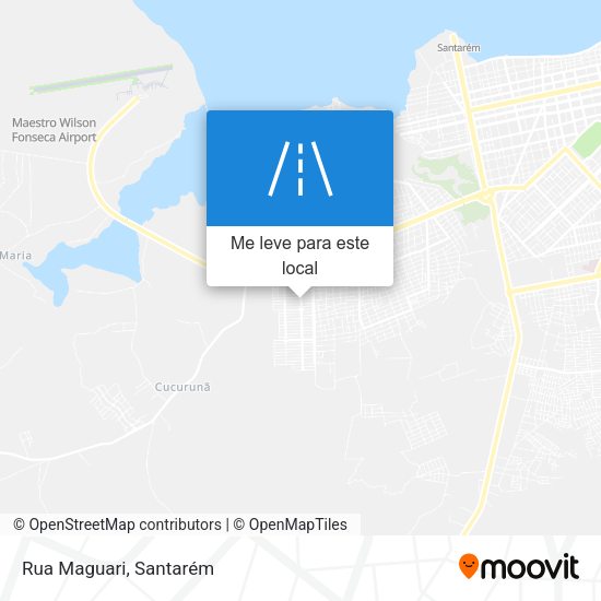 Rua Maguari mapa