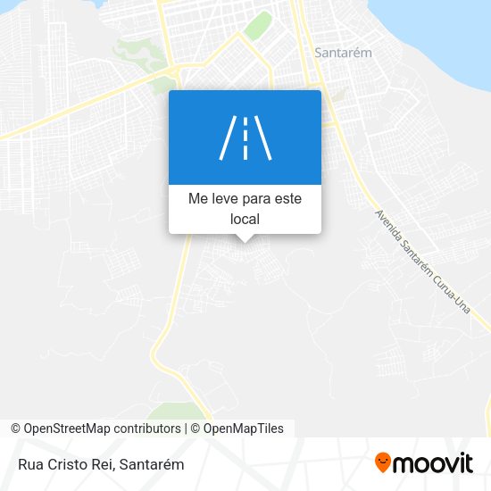 Rua Cristo Rei mapa