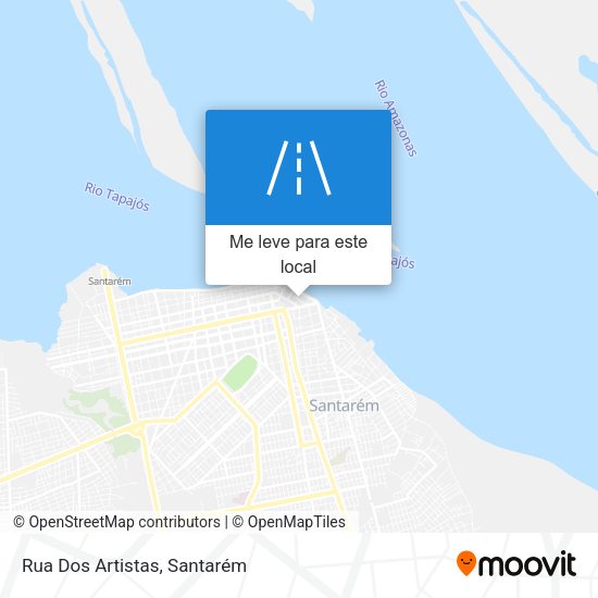 Rua Dos Artistas mapa