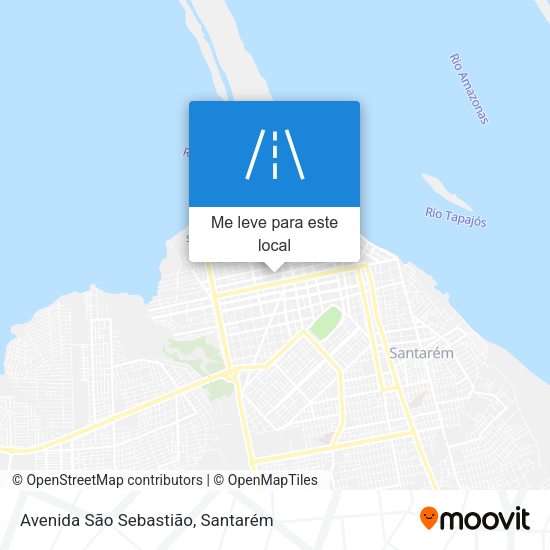 Avenida São Sebastião mapa