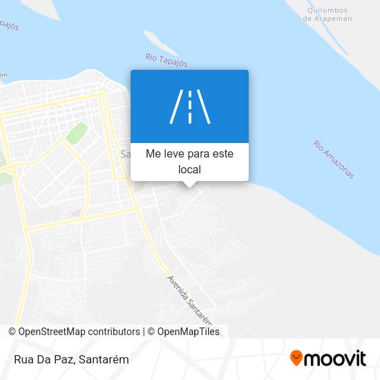 Rua Da Paz mapa