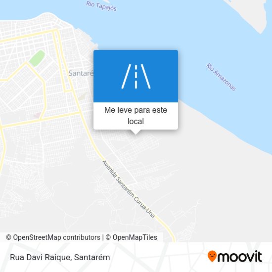 Rua Davi Raique mapa
