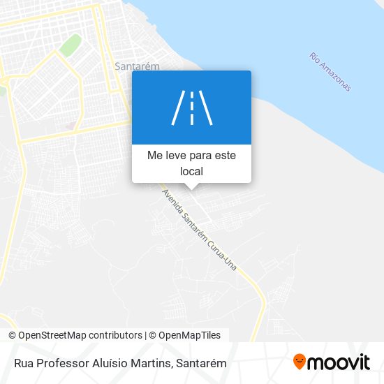 Rua Professor Aluísio Martins mapa