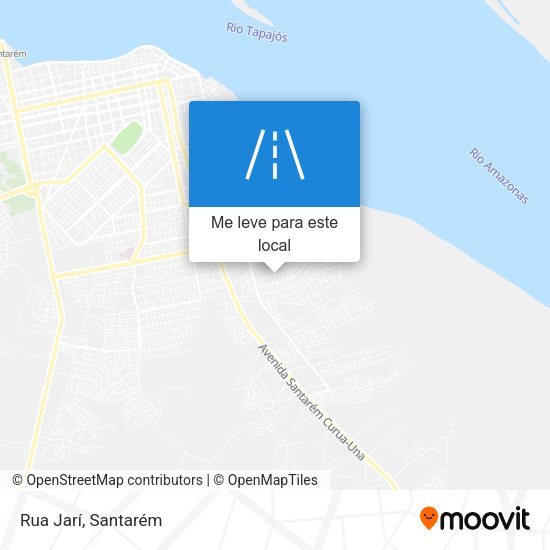 Rua Jarí mapa