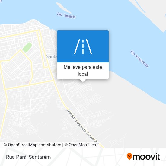 Rua Pará mapa
