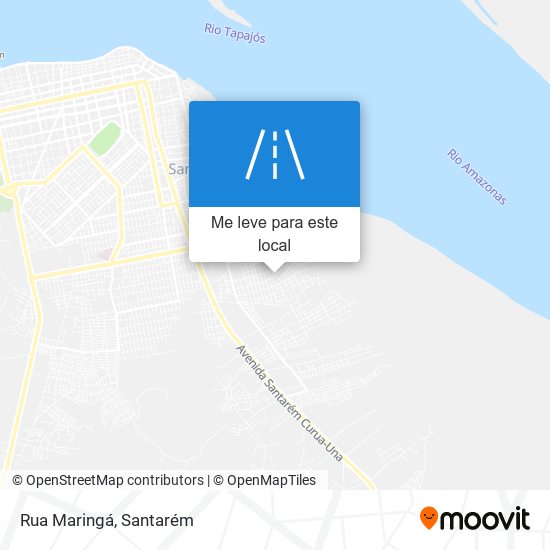Rua Maringá mapa