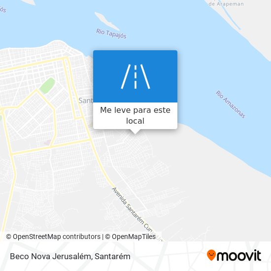 Beco Nova Jerusalém mapa