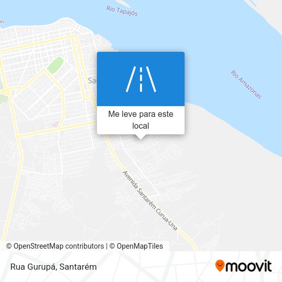 Rua Gurupá mapa
