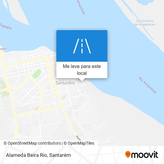 Alameda Beira Rio mapa