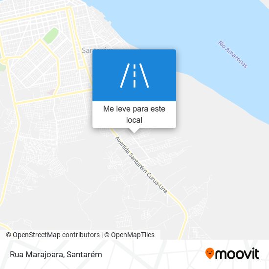 Rua Marajoara mapa