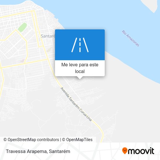 Travessa Arapema mapa