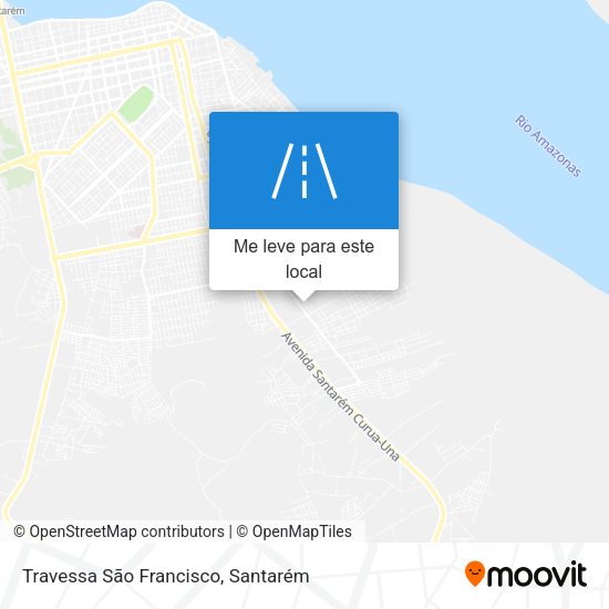 Travessa São Francisco mapa
