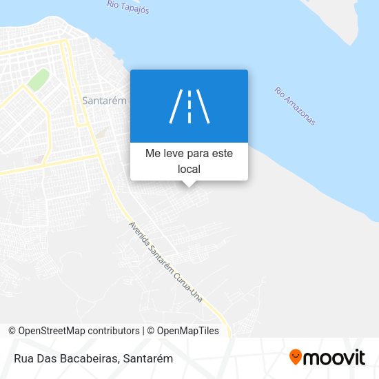Rua Das Bacabeiras mapa