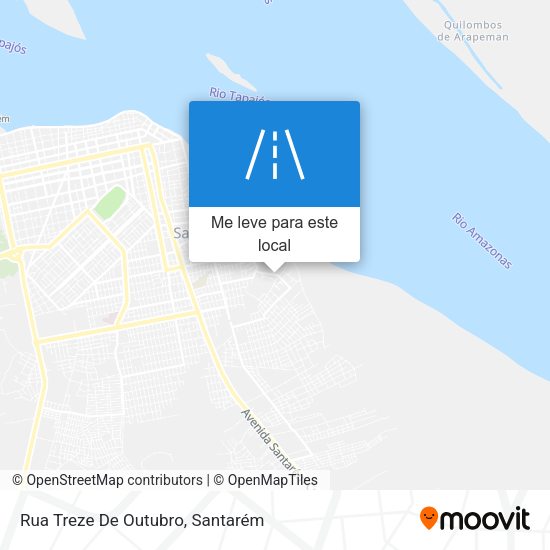 Rua Treze De Outubro mapa