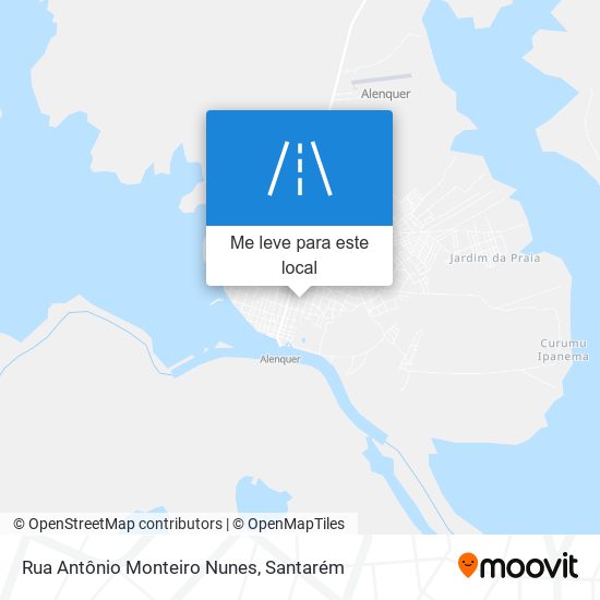 Rua Antônio Monteiro Nunes mapa