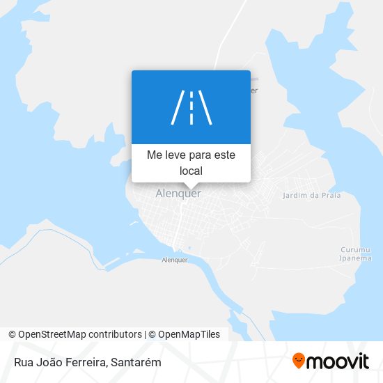 Rua João Ferreira mapa