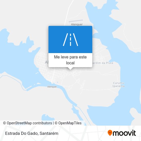 Estrada Do Gado mapa