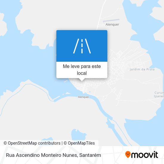 Rua Ascendino Monteiro Nunes mapa