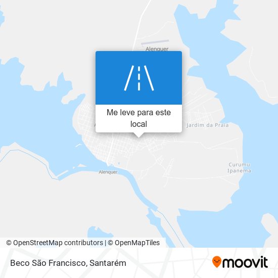 Beco São Francisco mapa