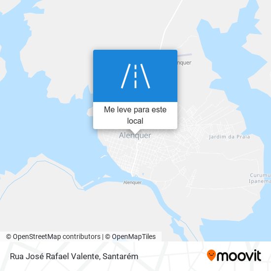 Rua José Rafael Valente mapa