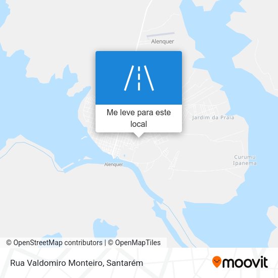 Rua Valdomiro Monteiro mapa