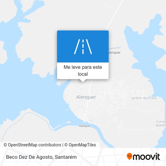 Beco Dez De Agosto mapa