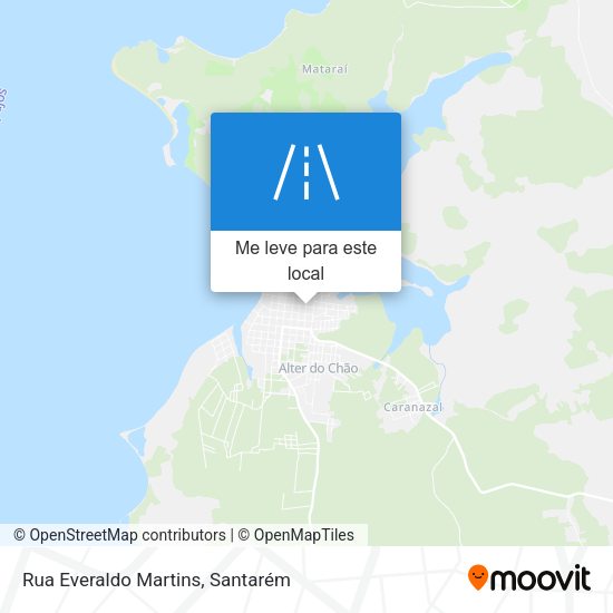 Rua Everaldo Martins mapa