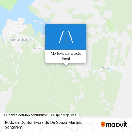 Rodovia Doutor Everaldo De Souza Martins mapa