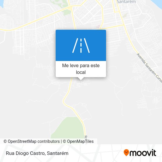 Rua Diogo Castro mapa