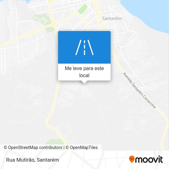 Rua Mutirão mapa