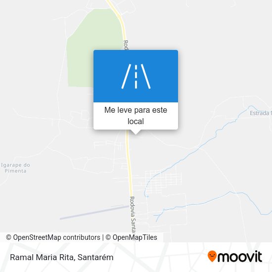 Ramal Maria Rita mapa