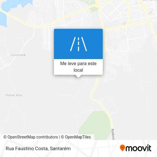 Rua Faustino Costa mapa