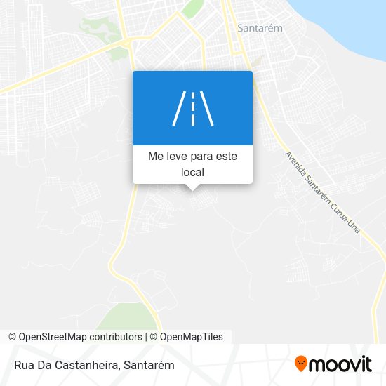 Rua Da Castanheira mapa